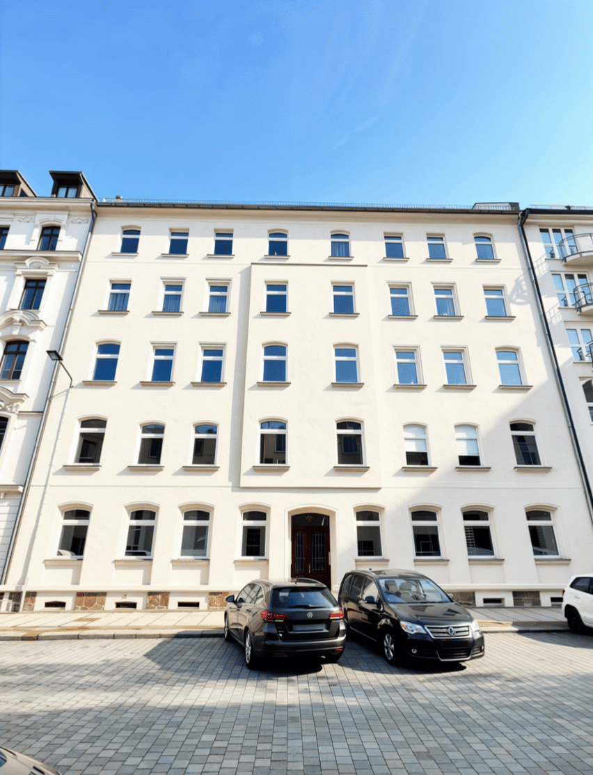 5,5 % Sonder AfA +++ 4 Zimmerwohnung mit Balkon und eigenem Gartenanteil – Leipzig – Vorschaubild 4