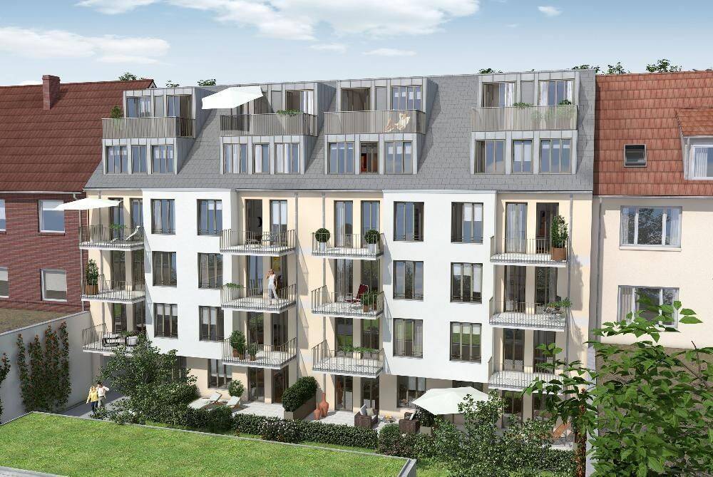 Gepflegte Drei-Zimmer-Wohnung mit Küche und Loggia in ruhiger Lage in der Neustadt – Bremen – Vorschaubild 2