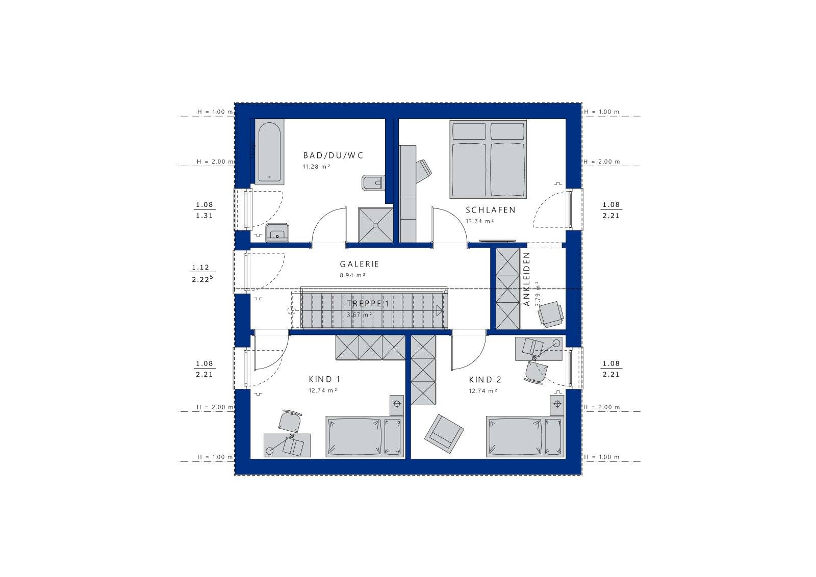 Ihr Familienhaus zum Glücklichsein! Bauen in 2. + 3. + 4. Reihe! Nicht verpassen! – Bochum – Vorschaubild 7