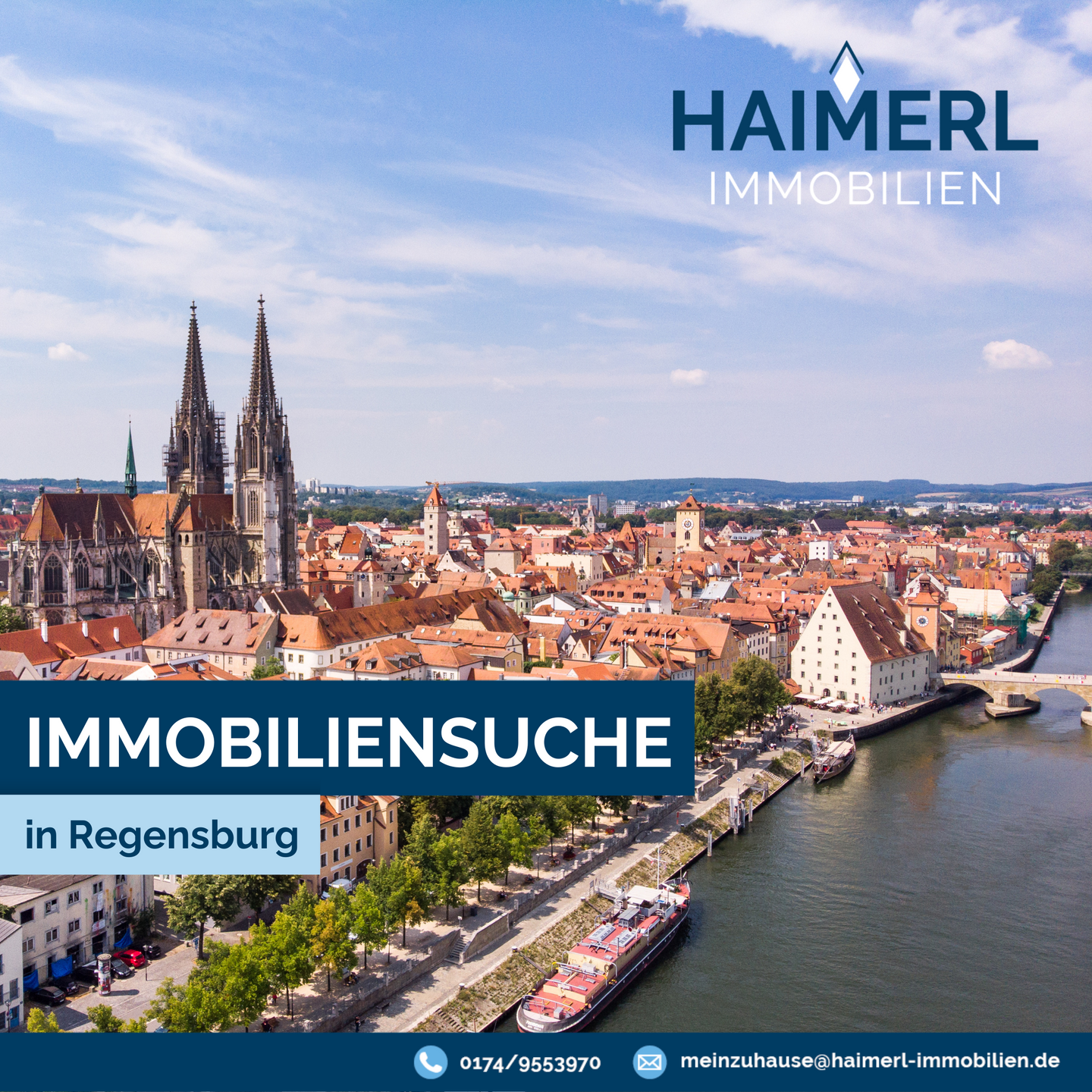 Suche ruhige Wohnung im Zentrum von Regensburg