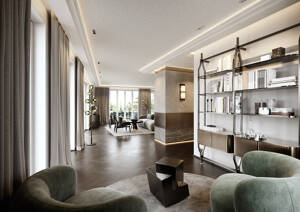 Elegante 4-Zimmer-Wohnung mit Süd-West-Terrasse – 81925 München – Vorschaubild 3
