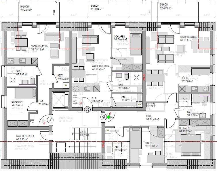 KFW Zins ab 0,69% 9-Familienhaus im Zentrum von Heepen, Neubauprojekt – Bielefeld – Vorschaubild 2