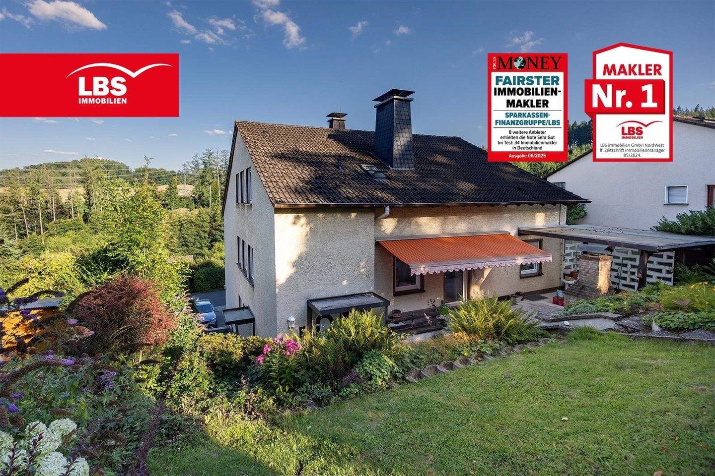 1-3-Familienhaus am Waldrand mit viel Platz und Möglichkeiten, Garage – Lüdenscheid – Bild 1 von 9