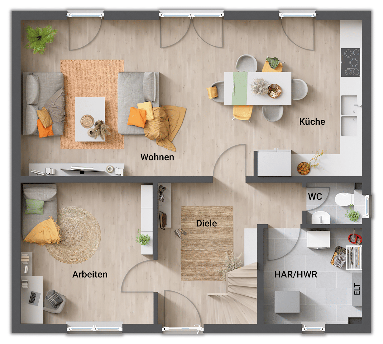 Schwaig: Neubau Einfamilienhaus | Komplettpreis inkl. Grundstück & Baunebenkosten – Schwaig bei Nürnberg – Vorschaubild 7