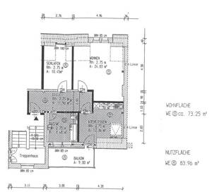 Geräumige 2-Zimmer-Dachwohnung mit Balkon und großer Essküche * frisch renoviert und mit neuem Boden – 1662 Meißen – Vorschaubild 2