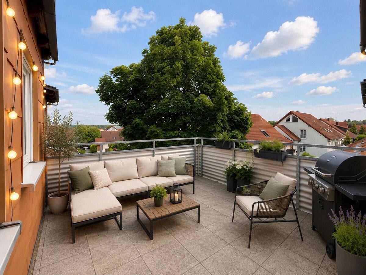 Frisch renovierte 2-Zimmer-Wohnung mit großem Balkon Einzug ab 01.07. möglich – Satteldorf – Vorschaubild 6