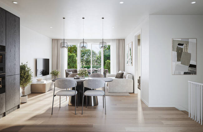 NEUBAU: 3,5-Zimmer-Wohnung mit Garten & 2 Terrassen – München – Vorschaubild 3