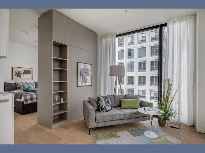 Möbliert: Top möblierte Wohnung im FRIENDS-Tower