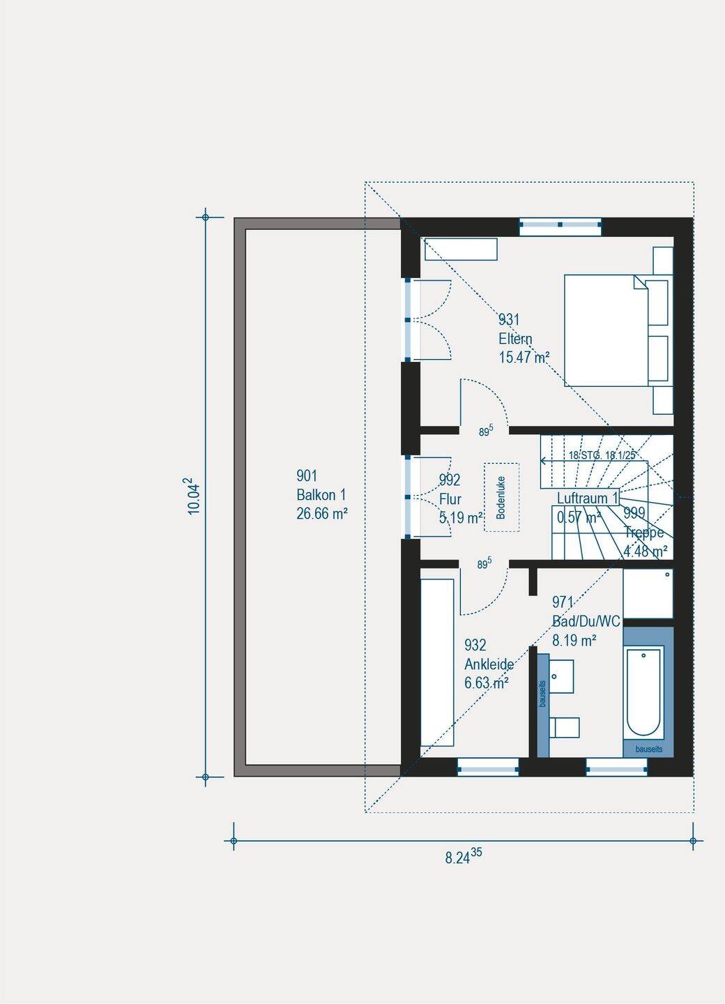 Individuelle Doppelhaushälfte am Stadtrand von Mannheim - Ihr Traumhaus, maßgeschneidert und energieeffizient – Mannheim – Vorschaubild 5