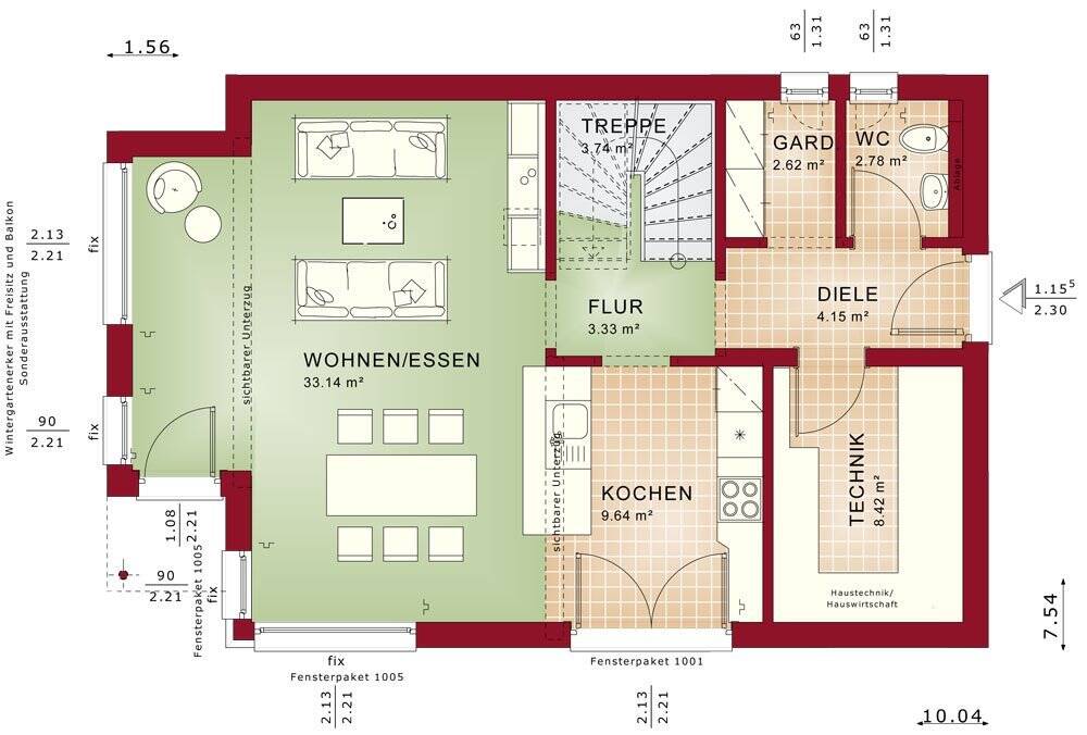 Familienglück im Eigenheim - Schlüsselfertig bauen mit Bien-Zenker – Hamm – Vorschaubild 3
