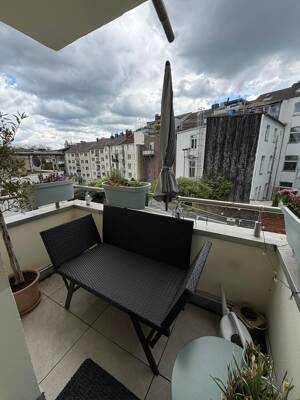 Aachen Innenstadt - Hubertusviertel, helle, ruhige 2-Zimmer-Wohnung mit Balkon zu vermieten