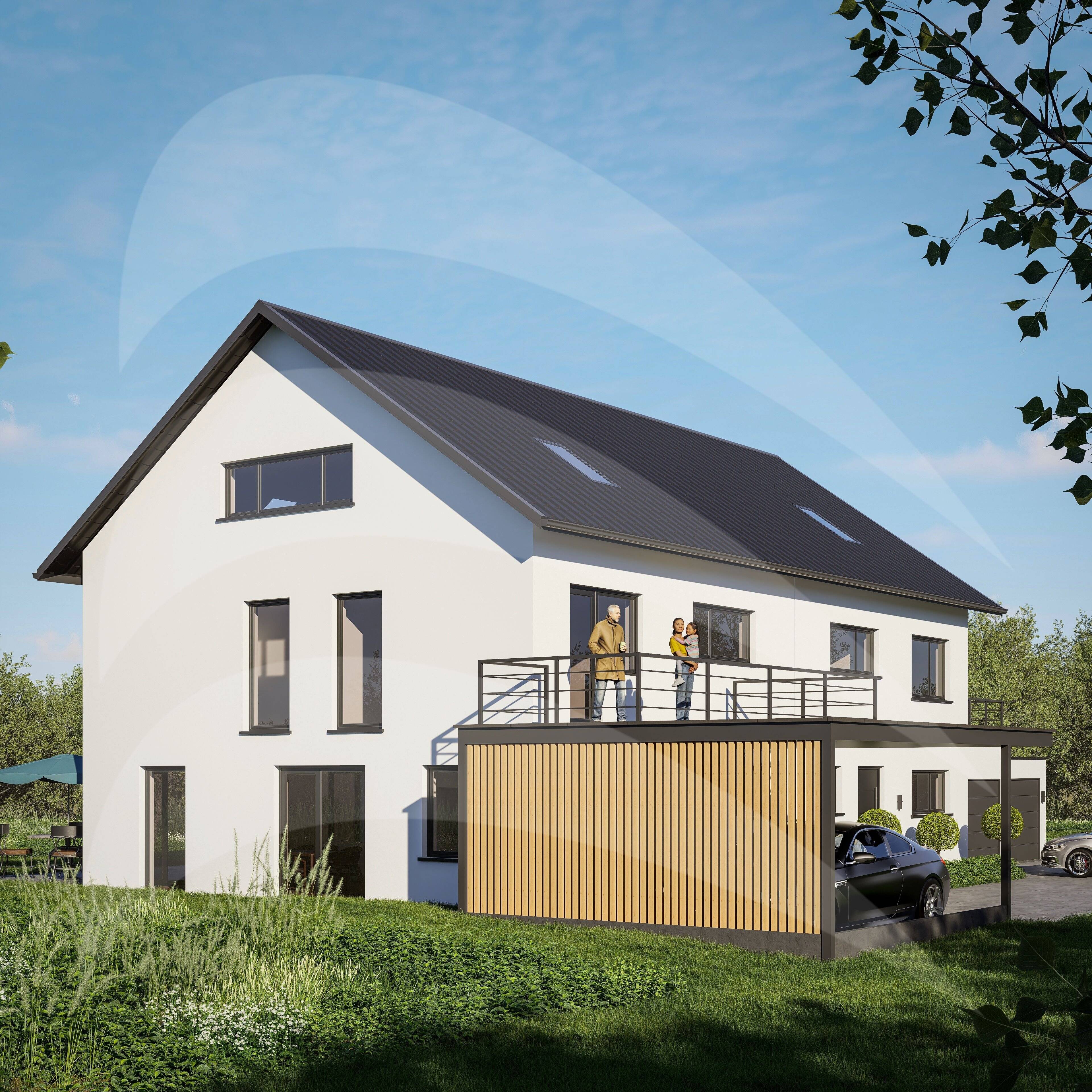 Passau-Ries: Große Neubau-Doppelhaushälfte in begehrter Lage mit Süd-West-Garten - KFW 40 – Passau – Vorschaubild 6