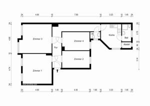 Neu renovierte 4-Zimmer-Wohnung im Altbau! – 7745 Jena – Vorschaubild 2