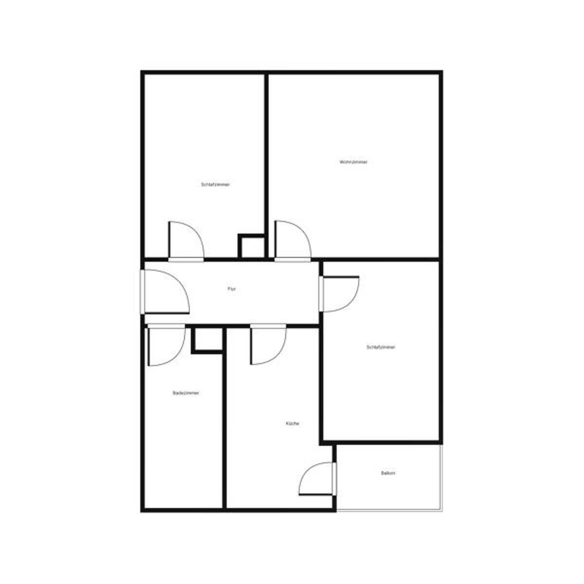 Hier fühlen Sie sich wohl: charmante 3-Zimmer-Wohnung – 77652 Offenburg – Bild 1 von 9