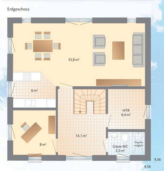 Modernes Einfamilienhaus in Nordhorn: 144 m² zum Entfalten – Nordhorn – Vorschaubild 2