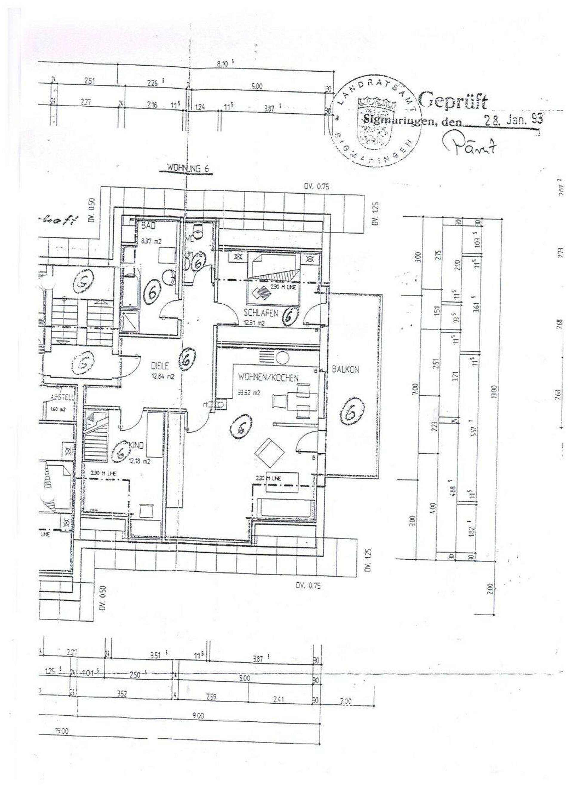Dachgeschosswohnung in 88630 Pfullendorf mit 82,96 m² kaufen