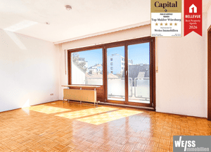 Zentral gelegene 2-Zimmer Wohnung mit großem Balkon