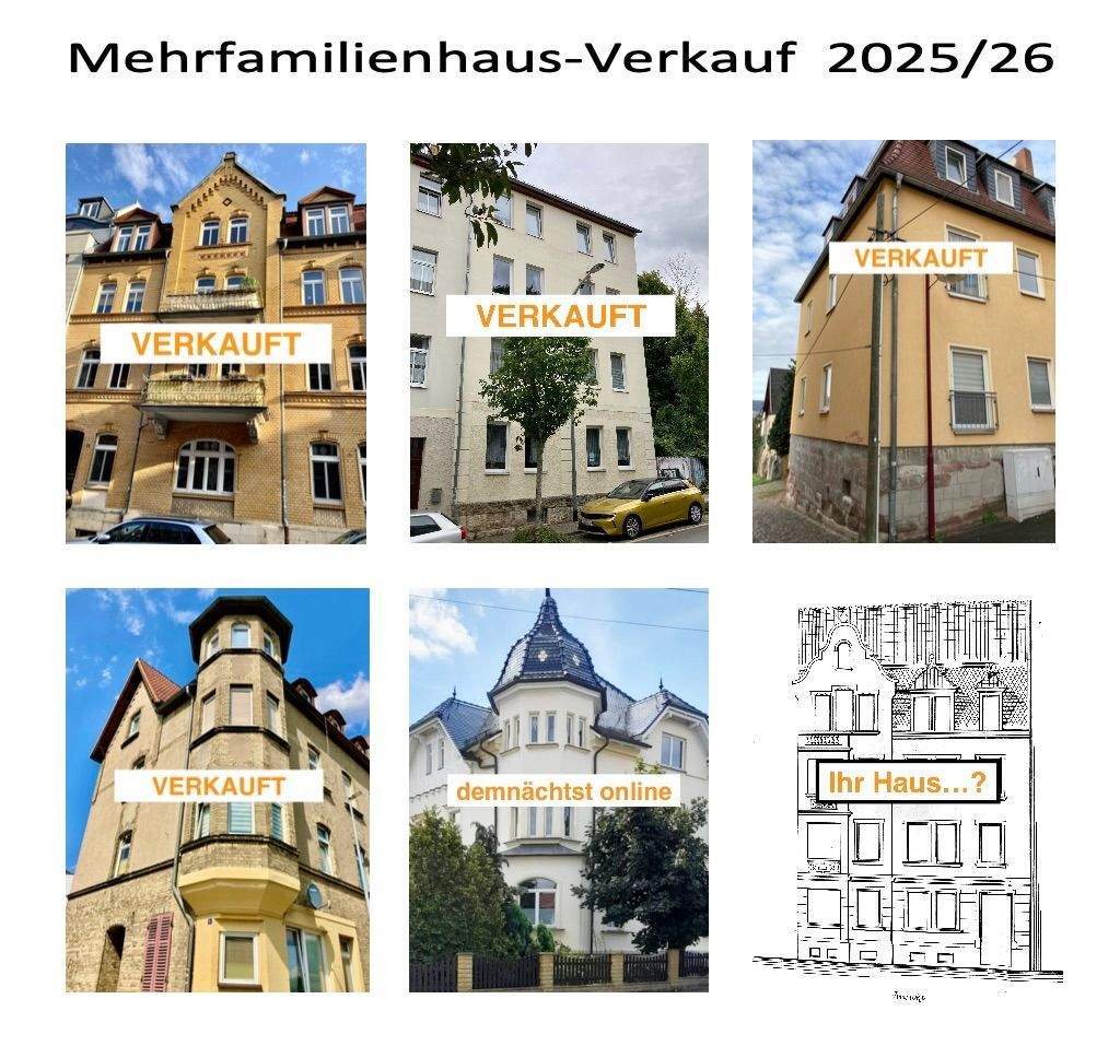 MEHRFAMILIENHÄUSER in Jena und Umgebung - Jetzt NEU: MFH in Eisenberg demnächst online... – Jena – Bild 1 von 9
