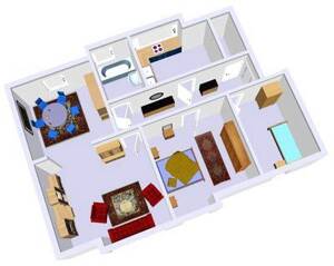 Hier hat jeder Platz: ansprechende 2,5-Zi.-Wohnung mit Ausblick – 24148 Kiel – Vorschaubild 2