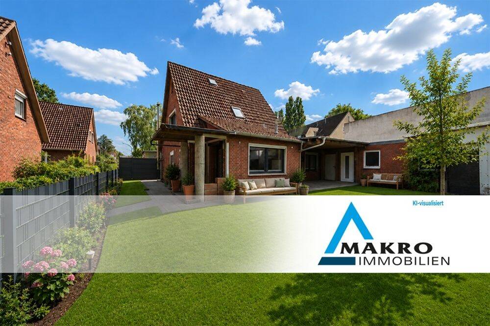 3D VIRTUAL TOUR - Modernisiertes Wohnhaus mit 60er-Jahre-Flair in Pinneberg