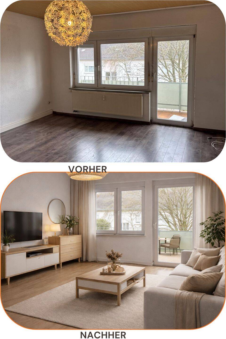 Leerstehende 3 Zimmerwohnung im Thüringenweg, Ulm Böfingen – Ulm – Vorschaubild 3