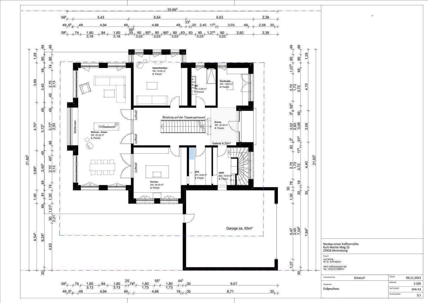ARCHITEKTENHAUS in bester Lage von Ahrensburg NEUBAU – Ahrensburg – Vorschaubild 9