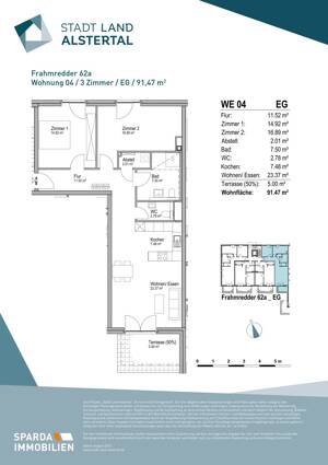 3-Zimmer-Neubauwohnung mit Terrasse – 22393 Hamburg – Vorschaubild 2