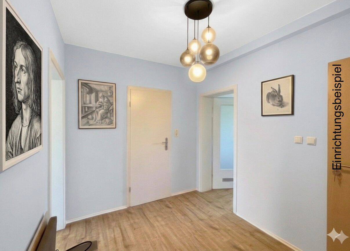 Innenstadtnahe helle 3-Zimmer-Wohnung mit Garten zur alleinigen Nutzung Gärten h.d. Veste / Pirkheimer – Nürnberg – Vorschaubild 9