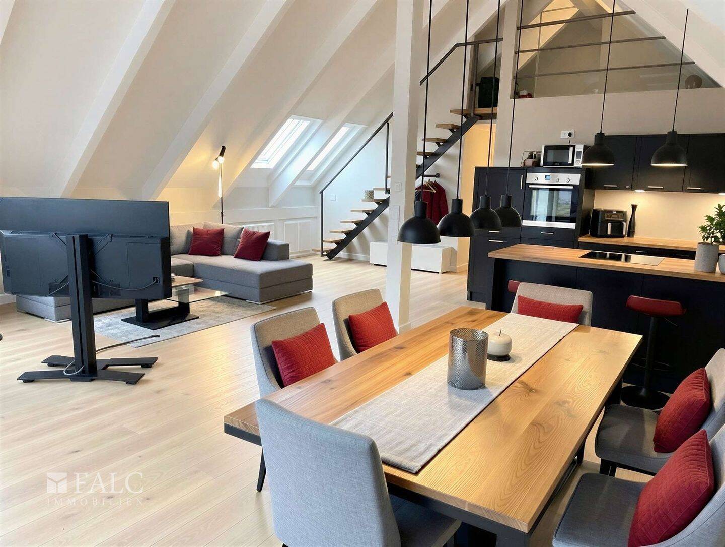 Exklusive Maisonette-Wohnung mit traumhaftem Rheinblick in begehrter Promenadenlage – Leverkusen – Vorschaubild 7