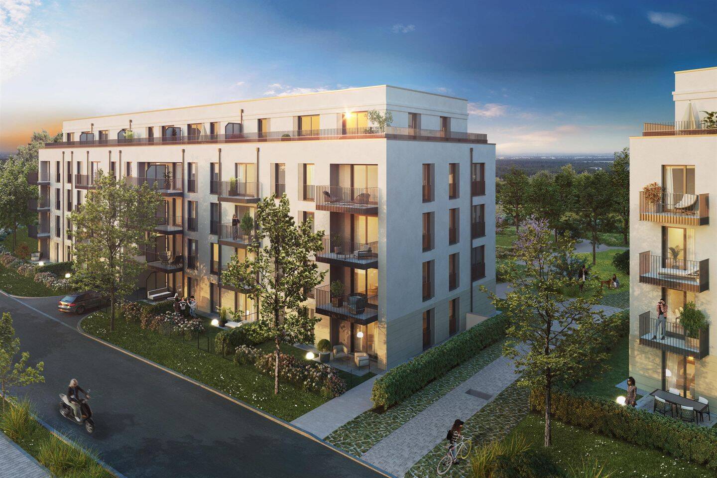 Exklusive 4-Zimmer-Wohnung mit Ost- und Westbalkon direkt am Naturschutzgebiet! – München – Vorschaubild 6