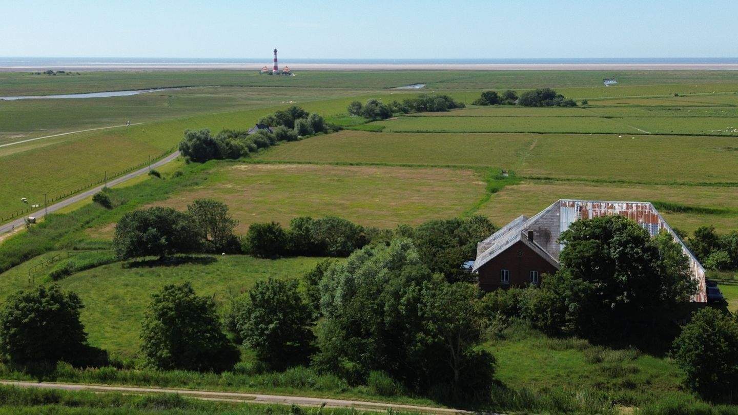Haubarg auf hoher Warft an der Nordsee, Ausbau möglich – Westerhever – Vorschaubild 4