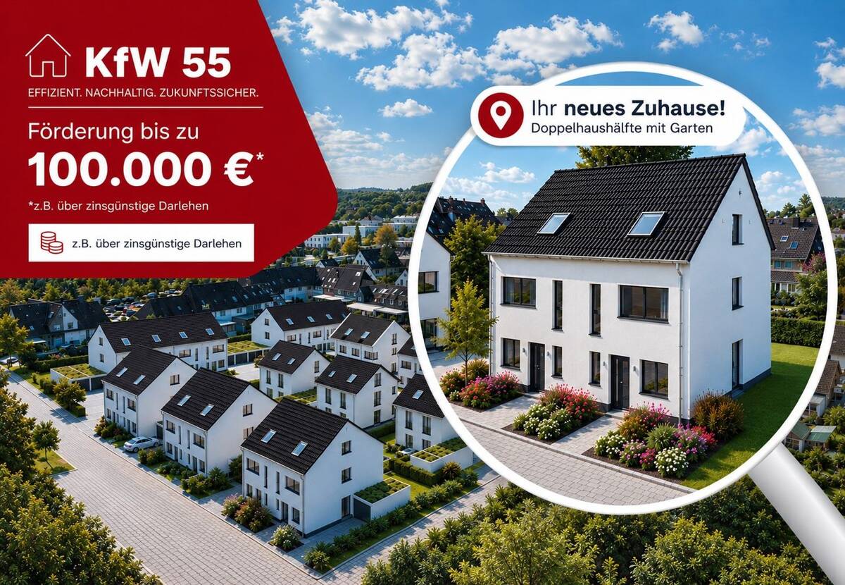 Neubau-DHH Zuhause ankommen! – 44319 Dortmund – Bild 1 von 9