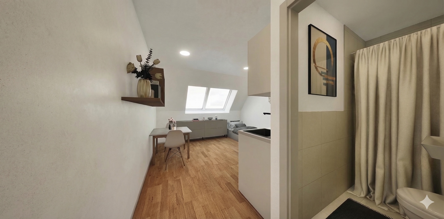 Neubau-Studentenappartement im Dachgeschoss zur Kapitalanlage – München – Vorschaubild 2