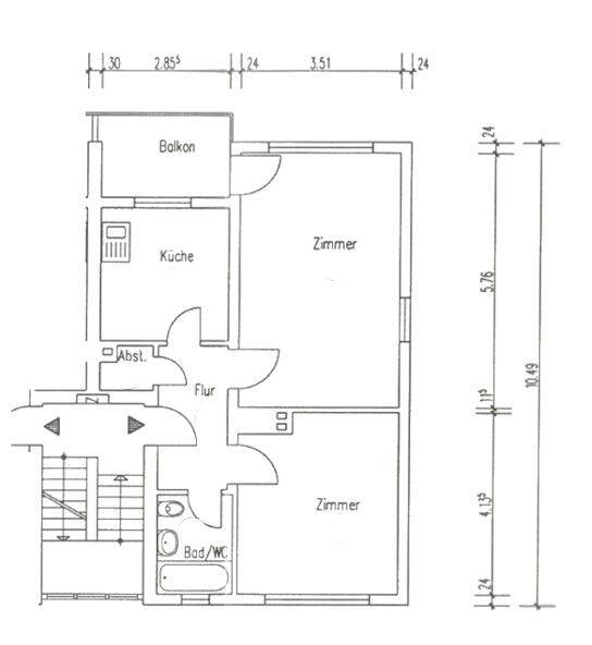 Helle 2- Zimmer-Eigentumswohnung, Koblenz Karthause