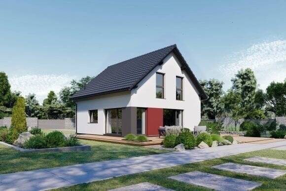 Wir bauen Ihr schlüsselfertiges KfW40 Niedrigenergiehaus (KFN + QNG möglich) – Königslutter am Elm – Bild 1 von 1