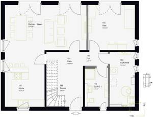 Stadtvilla pur: Einfamilienhaus mit 185 m² in Döhren – 30519 Hannover – Vorschaubild 5
