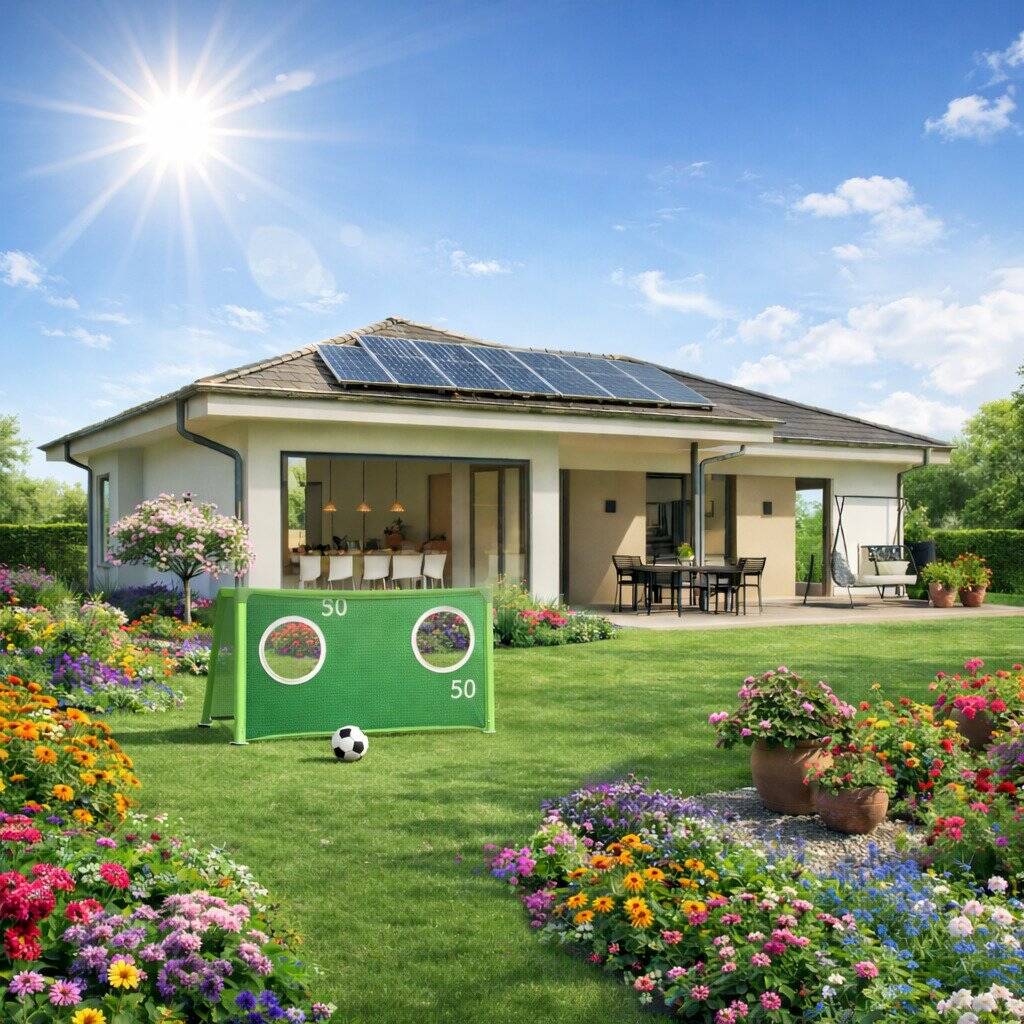 Modern. Sicher. Nachhaltig. 110 m² Bungalow mit PV, Speicher & Sicherheitspaket