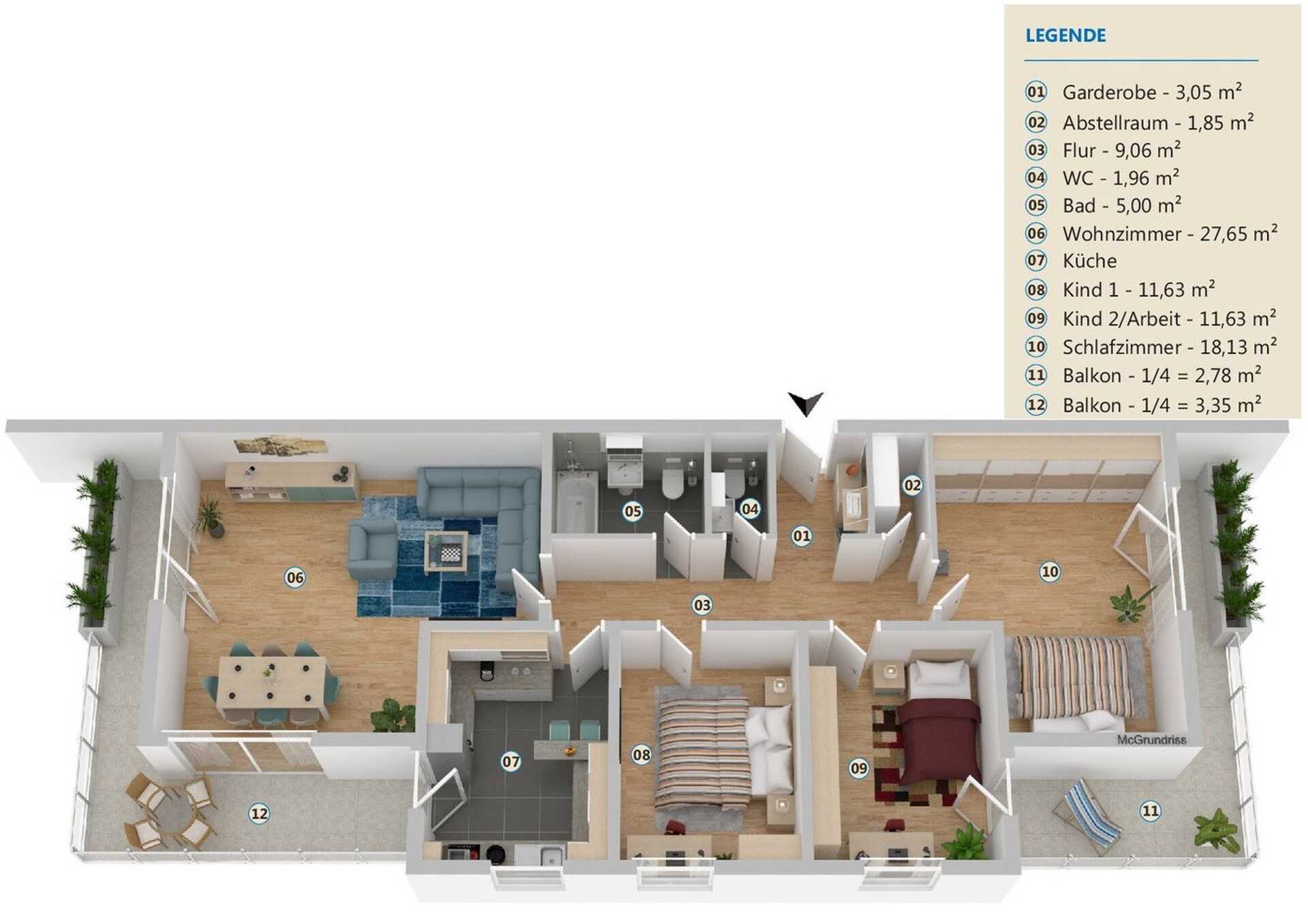 Etagenwohnung in 69121 Heidelberg mit 107 m² kaufen
