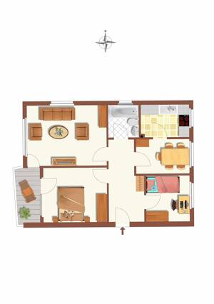Vermietete 3 Zimmer-Eigentumswohnung im Erdgeschoss rechts mit Garage -Ein Angebot der Gerd von der Heide Immobilien GmbH- – 21465 Wentorf bei Hamburg – Vorschaubild 5