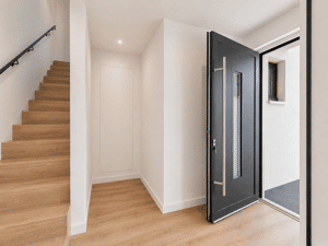 Modernes Neubau-Reihenendhaus mit Stellplatz und großer Dachterrasse