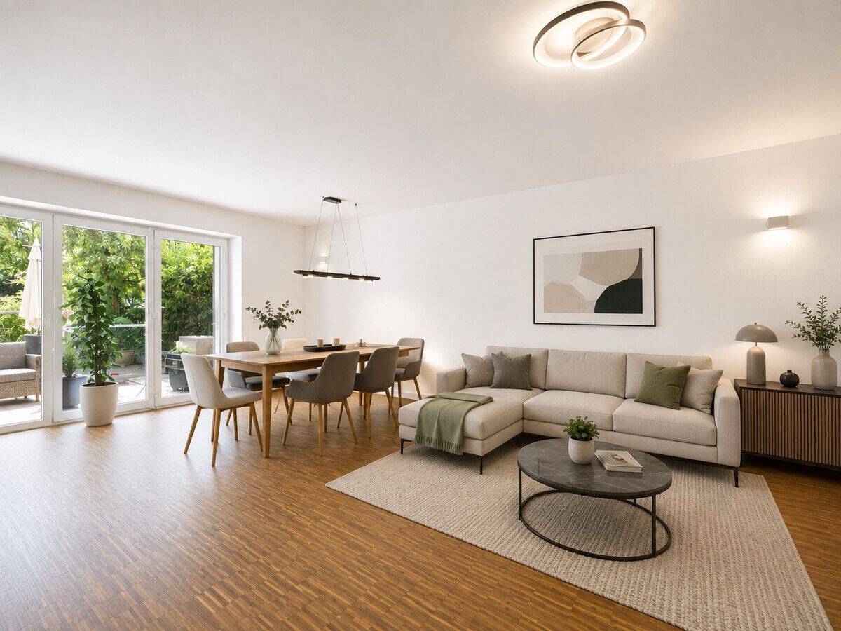 Wohnen mit Garten - großzügige 3-Zimmer-Wohnung mit Südterrasse – 30161 Hannover – Bild 1 von 9