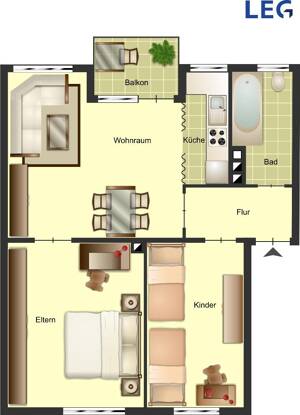 Die Wohnung für Einsteiger! – 47138 Duisburg – Vorschaubild 2
