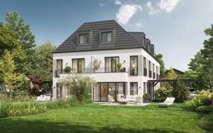 Effizienzhaus 55/KfW 55 | FORMHAUS | Im Bau. Stadthaus mit großem Garten in Bogenhausen-Daglfing. – 81929 München – Vorschaubild 4