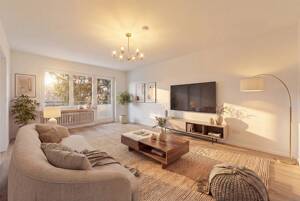 Modernes Ambiente, lichtdurchflutet und hochwertig renoviert: 2-Zimmer-Wohnung in München-Moosach!