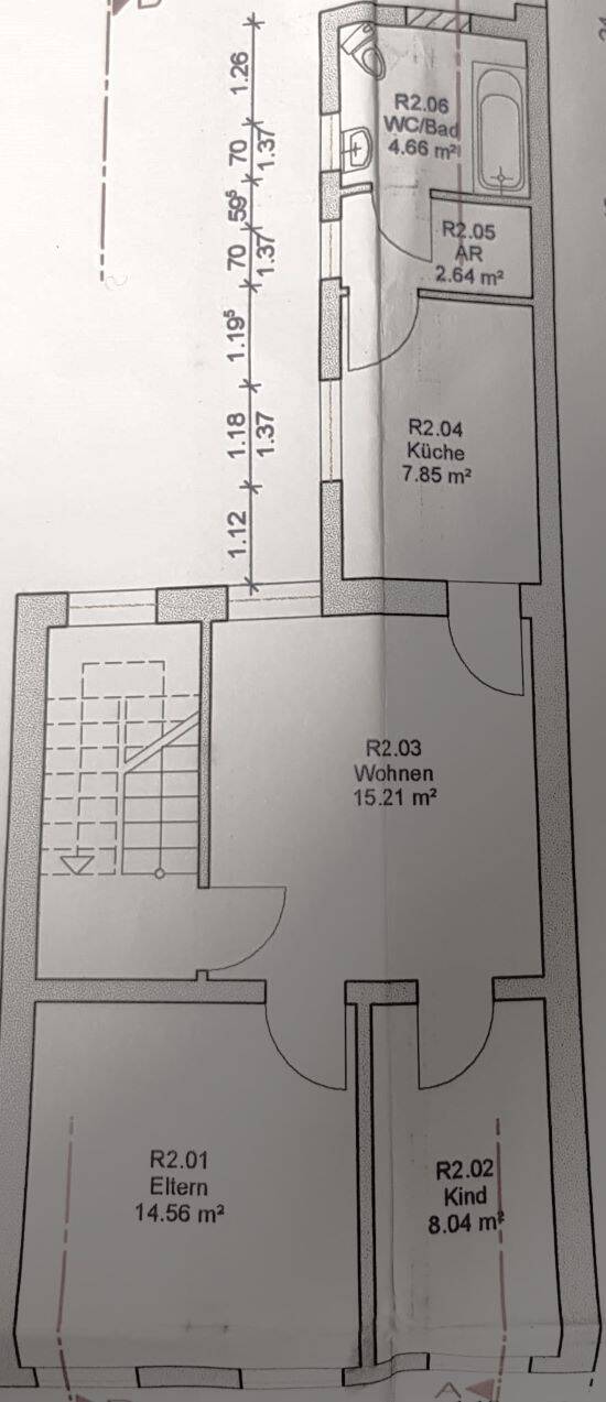 3 ZKDB / Bad mit Fenster / helle Whg. 2. OG. in CITY-Lage inkl. Eickener KULT & Flair am Schillerplatz. – Mönchengladbach – Vorschaubild 4