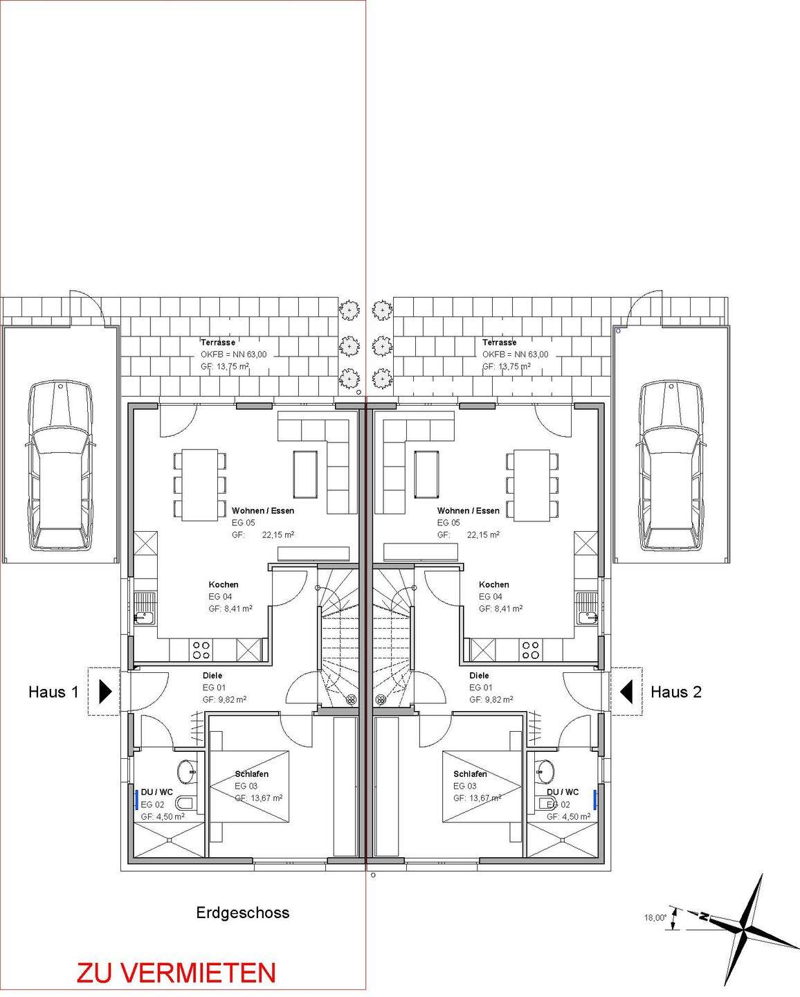 120 m2 Doppelhaushälfte zu Vermieten – Hamm – Vorschaubild 7