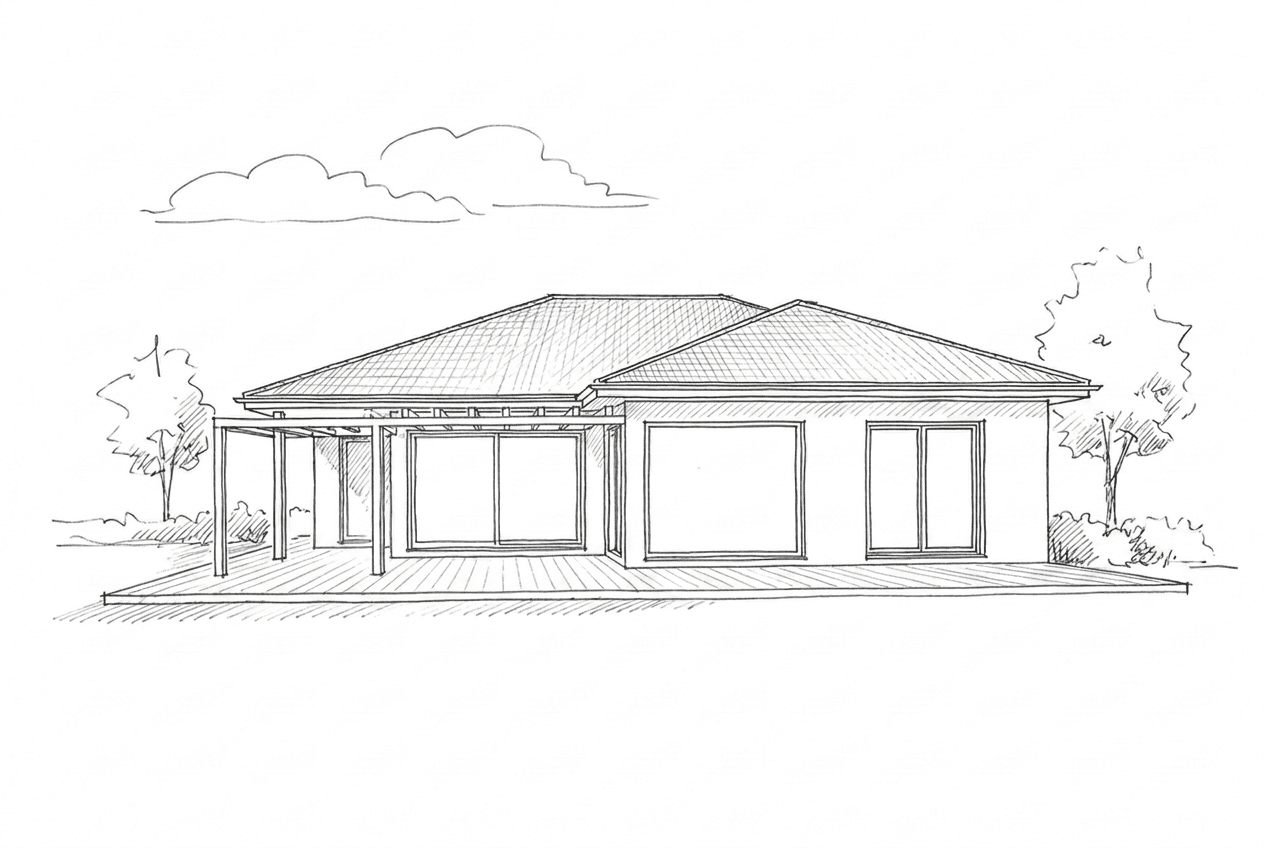 Exklusiver Bungalow-Wohntraum in Blankenfelde-Mahlow: Modernes Design trifft auf barrierefreien Komfort und höchste Energieeffizienz.