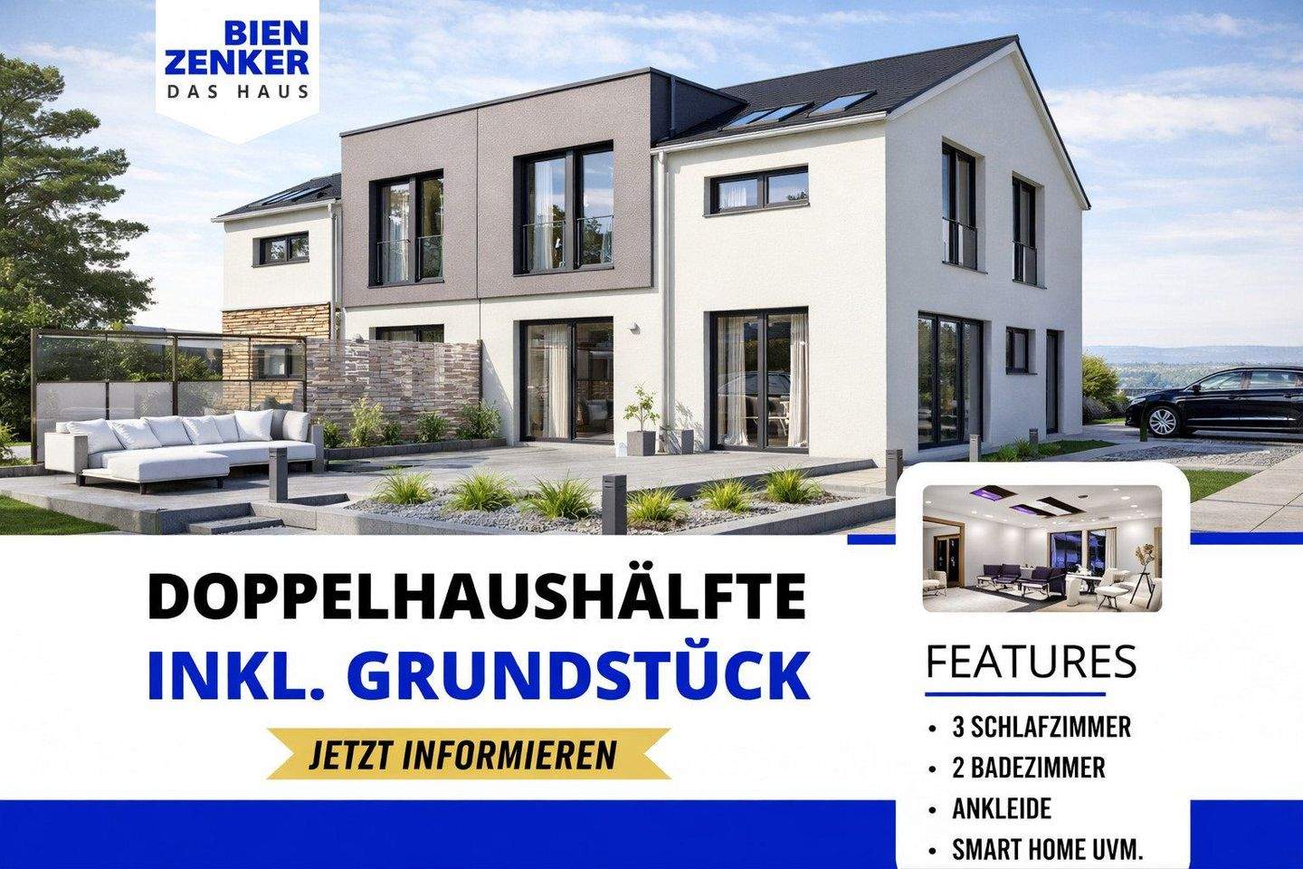 Bien-Zenker Doppelhaushälfte mit Grundstück in Umkirch! – Umkirch – Bild 1 von 9