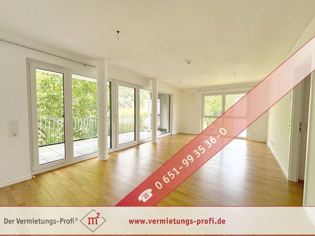 Wohnen mit Moselblick - gepflegte 2-ZKB-Wohnung im 2. Obergeschoss mit Terrasse – 54292 Trier – Bild 1 von 7