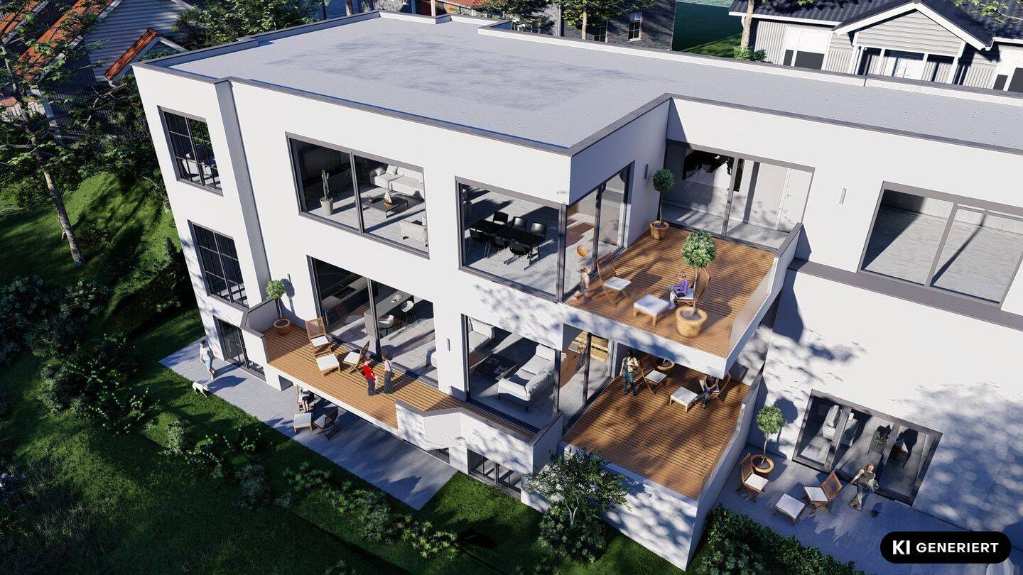 Geplantes Neubauprojekt: exklusive Gartengeschosswohnung mit ca. 120 m² im Gorxheimertal